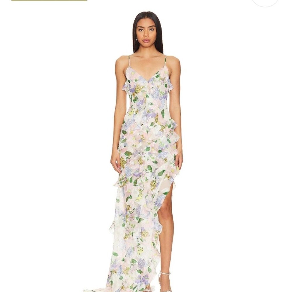 Elliatt Floral Maxi Dress - Multicolor